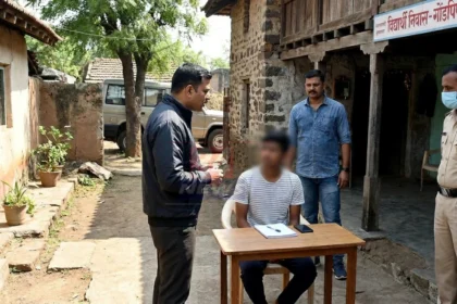 गोंडपिपरी चंद्रपूर येथे ATS पथकाची कारवाई, पाकिस्तानी गँग कनेक्शनची चौकशी | Chandrapur ATS Raid