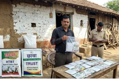 शेगाव मध्ये बोगस HTBT कपाशी बियाणे जप्त, ९६ पाकिटे कृषी विभागाने पकडली | Warora Fake Seeds Raid